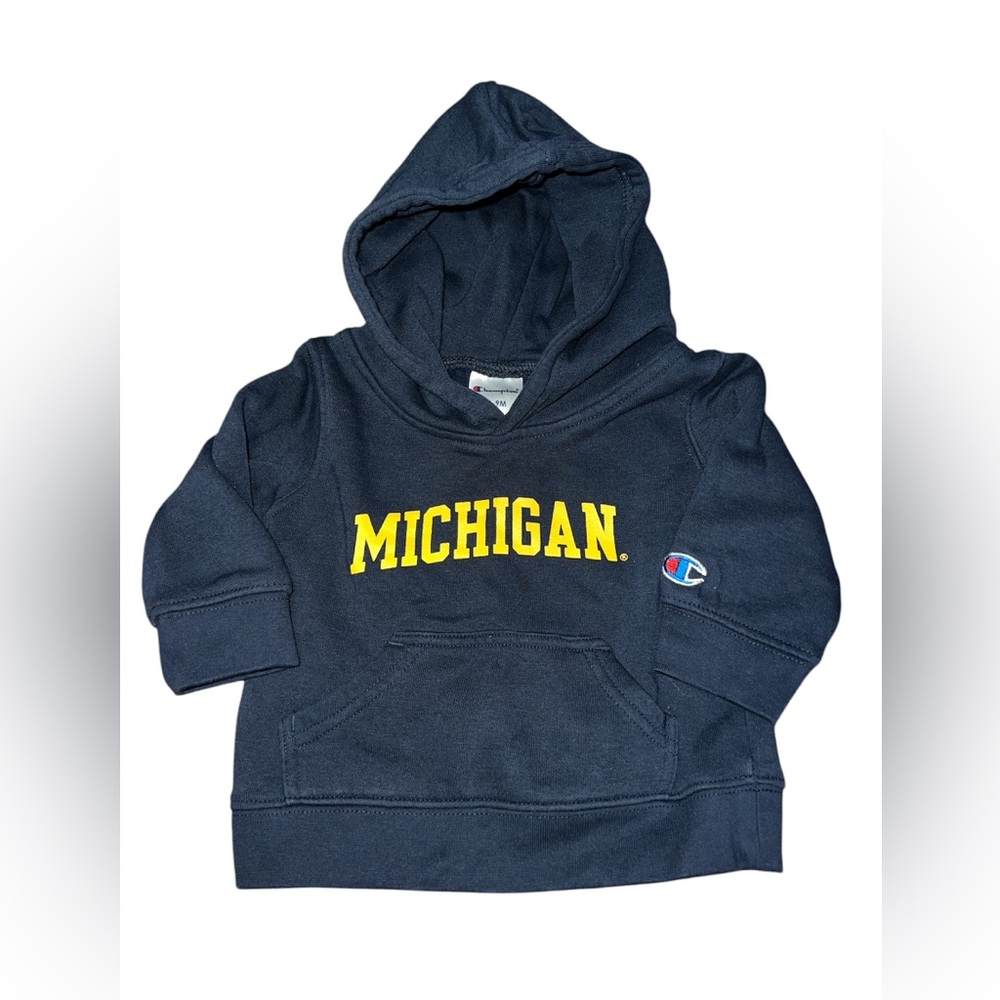 Champion Kids Hoodie - Navy and Yellow